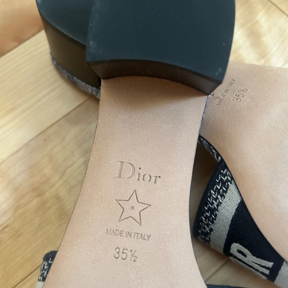 Dior Dway cloth sandals 35.5 EU - Picture 5 of 9
